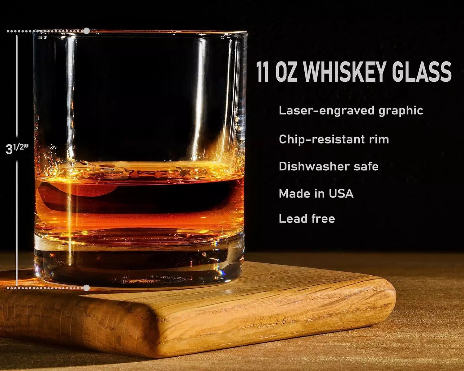 Donald Trump Presidency Whiskey Glass