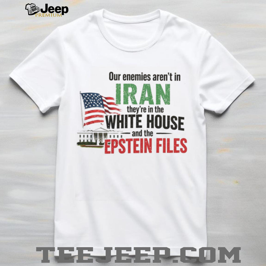 White House Epstein Files American Flag Political Humor Shirt