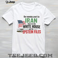 White House Epstein Files American Flag Political Humor Shirt