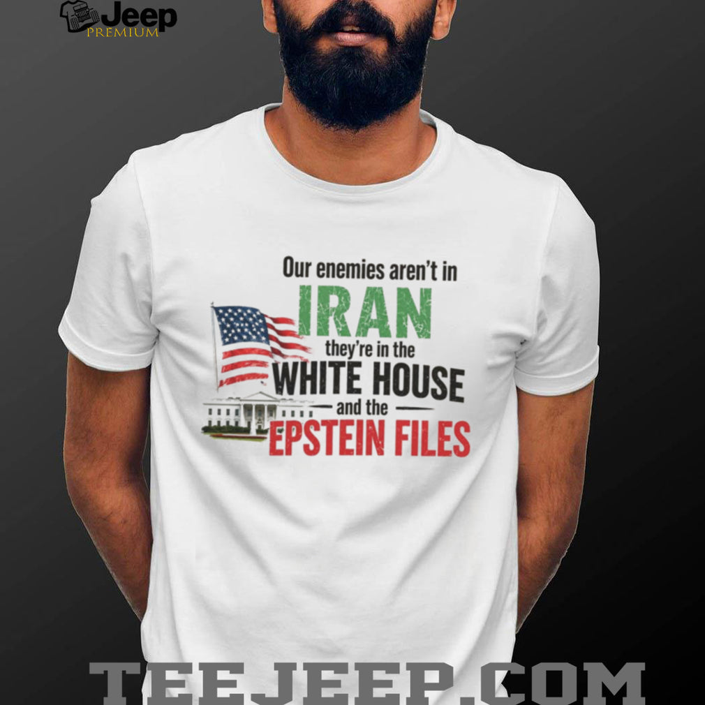 White House Epstein Files American Flag Political Humor Shirt