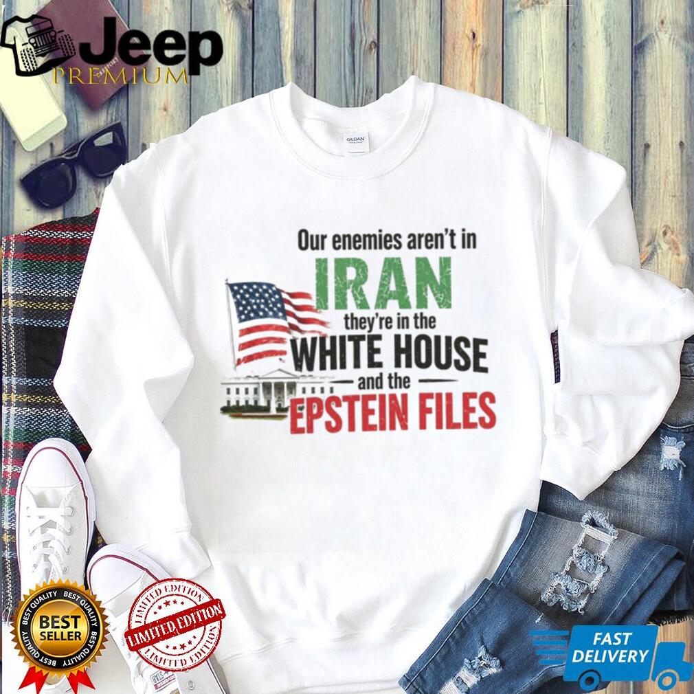 White House Epstein Files American Flag Political Humor Shirt