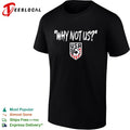 Why not us USA soccer badge shirt