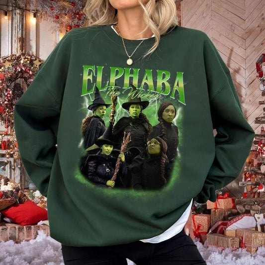 Wicked Elphaba Changed for Good Celebrate Wizard of Oz with Wicked Sweatshirt, Wicked The Musical Movies