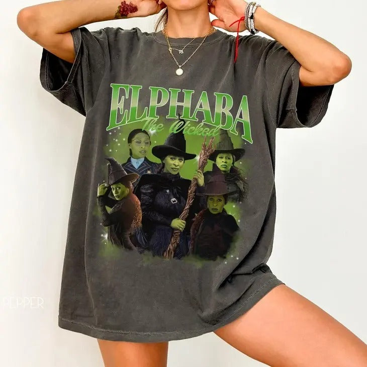 Wicked Elphaba Changed for Good T-shirt, Funny Bootleg Style Tee Gift For Men and Women