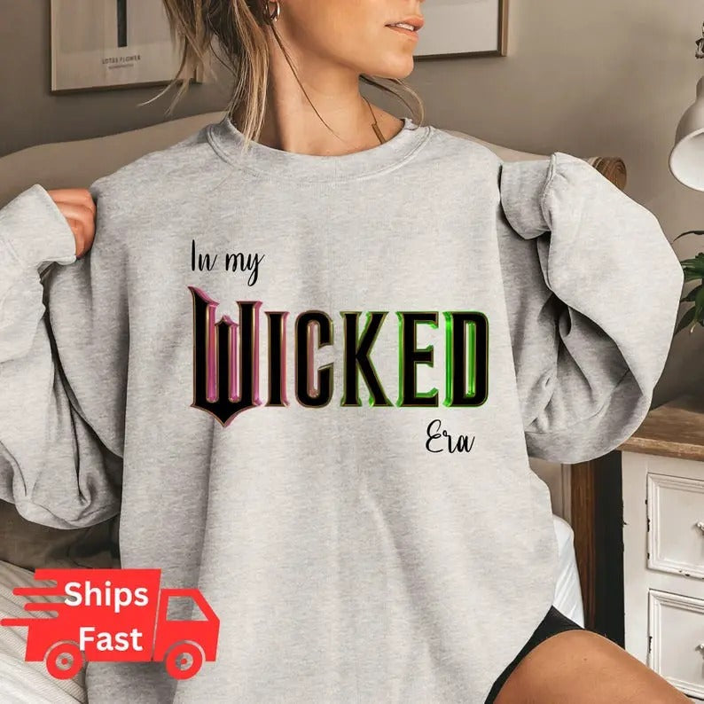 Wicked the Movie Shirt, Wicked Era Tee Shirt, Wicked the Musical Shirt, Pop Culture Graphic Tee, Wizard of Oz Fan Gift, Elphaba and Glinda