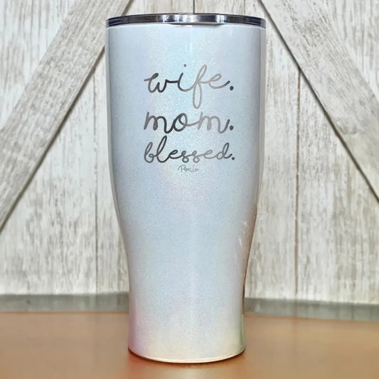 Wife. Mom. Blessed. Tumbler T-Shirts, Hoodie, Sweatshirt | WearSparks.com