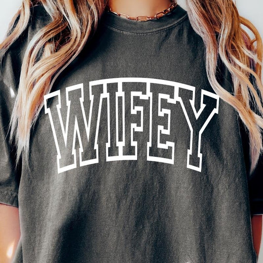 Wifey Shirt, Wife Shirt, Just Married Shirt, In My Wifey Era Shirt, Custom Wifey Shirt, Trendy Comfort Colors Pocket...