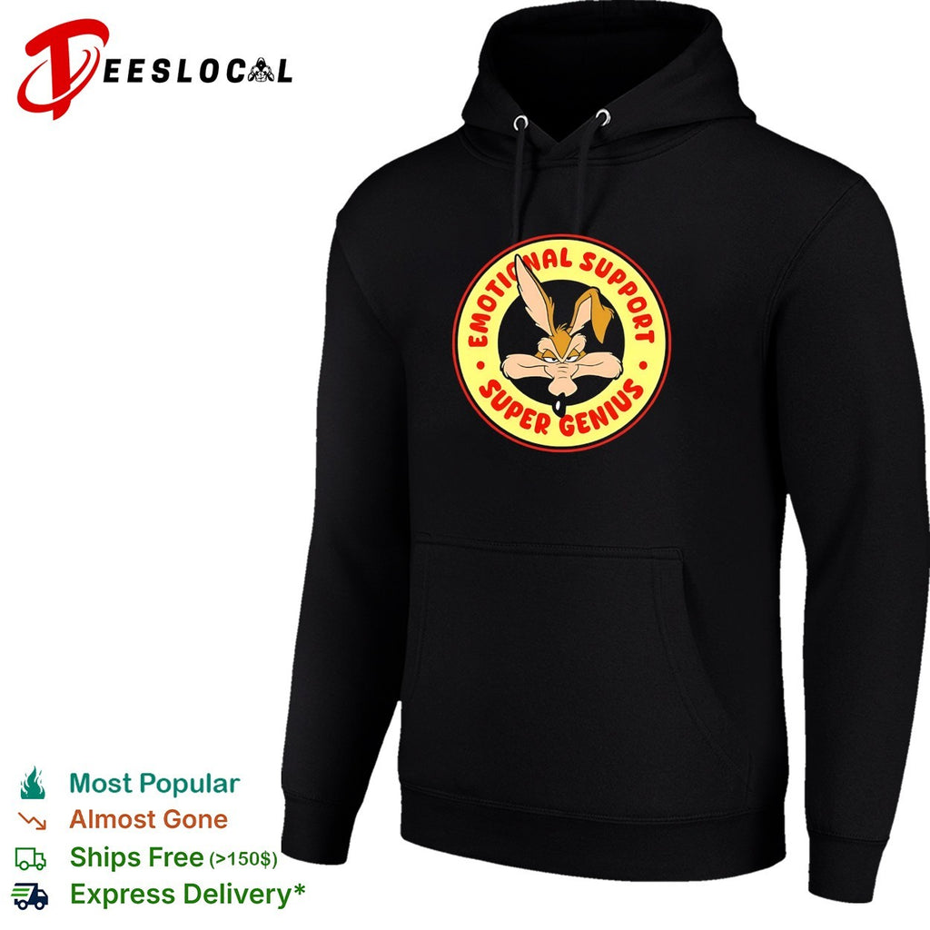 Wile E Coyote emotional support super genius shirt