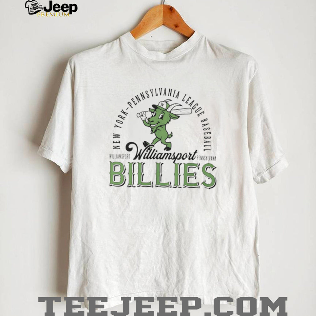Williamsport Billies New York Pennsylvania League Baseball Mascot T Shirt