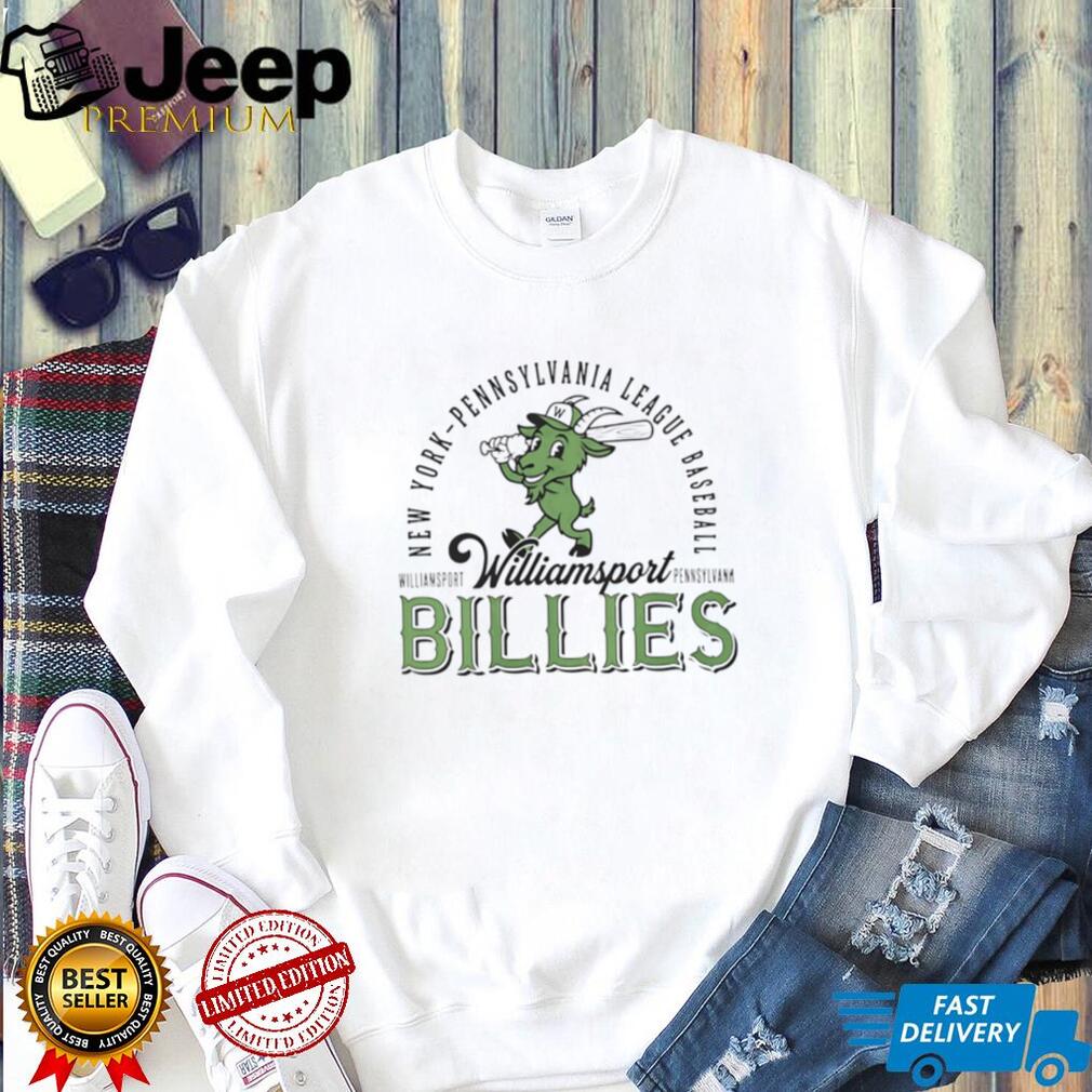 Williamsport Billies New York Pennsylvania League Baseball Mascot T Shirt