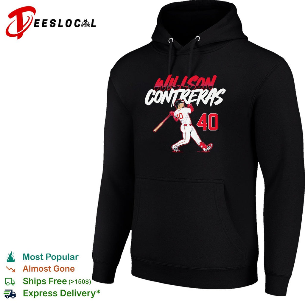 Willson Contreras Boston Red Sox Slugger Swing Number 40 shirt