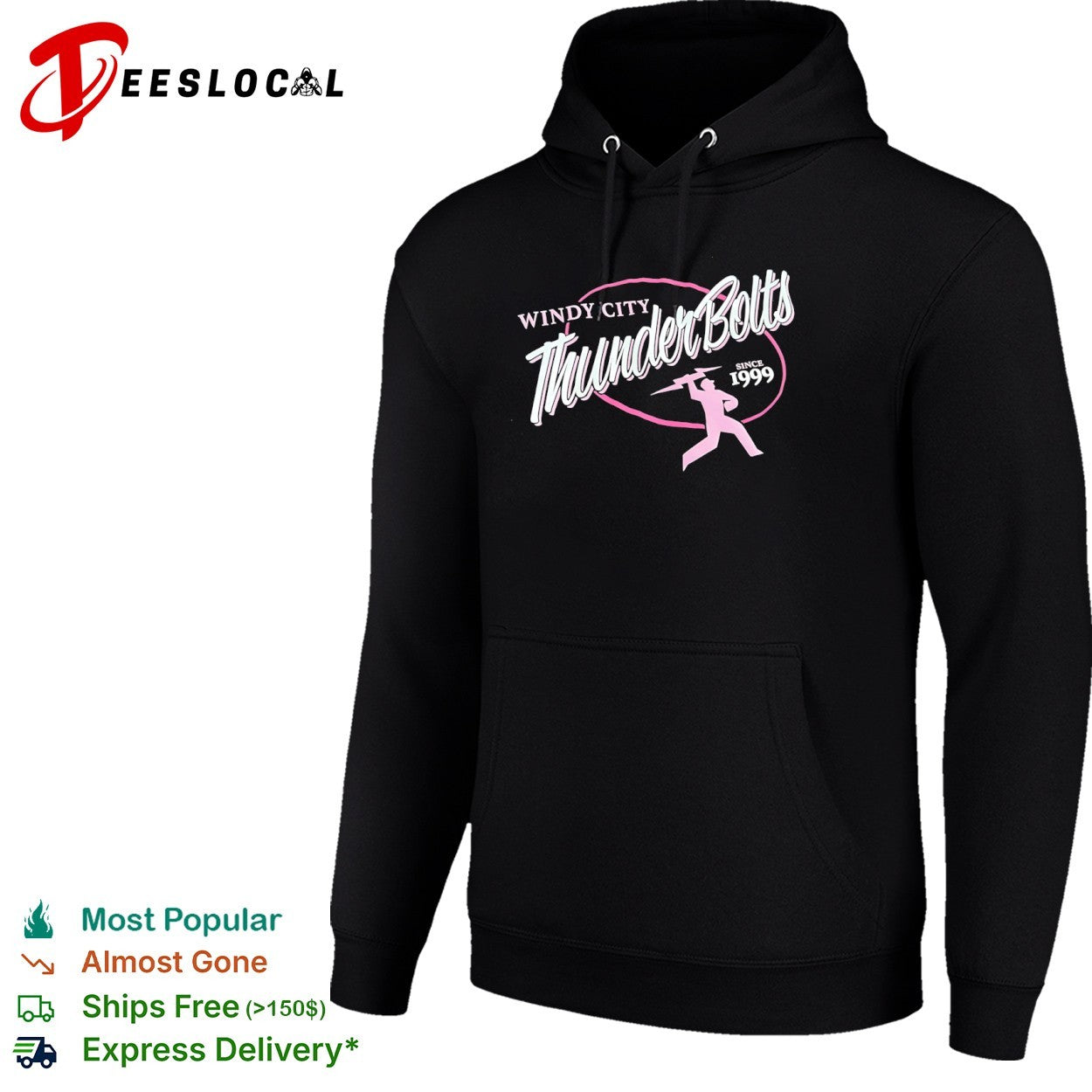 Windy City Thunderbolts Since 1999 Baseball Logo shirt