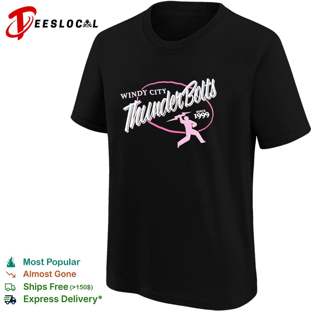Windy City Thunderbolts Since 1999 Baseball Logo shirt