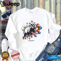 Wisconsin Badger Mascot Colorful Retro Art Graphic T Shirt