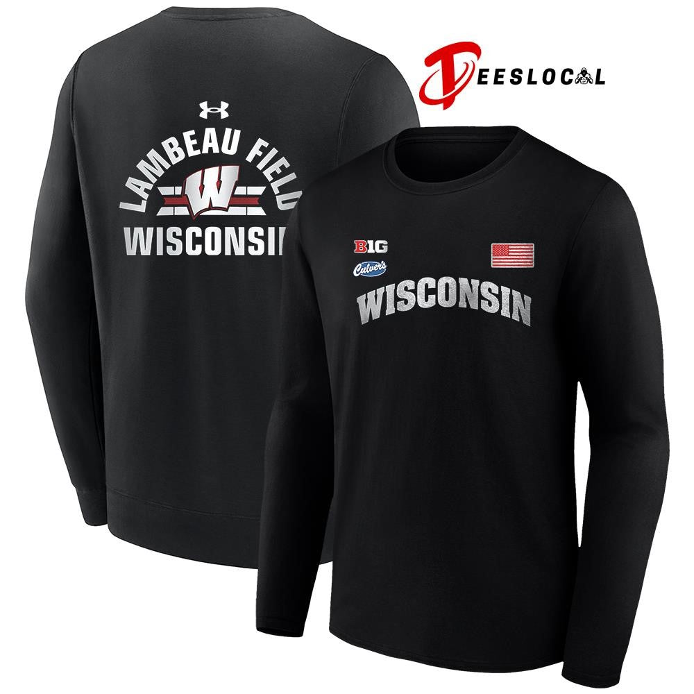 Wisconsin Badgers 2026 Lambeau Field logo shirt