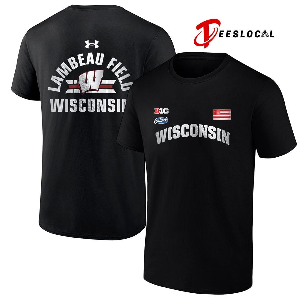 Wisconsin Badgers 2026 Lambeau Field logo shirt