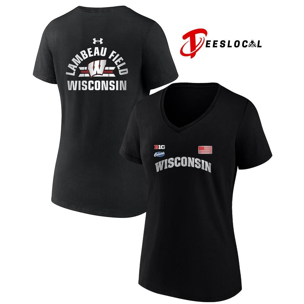 Wisconsin Badgers 2026 Lambeau Field logo shirt