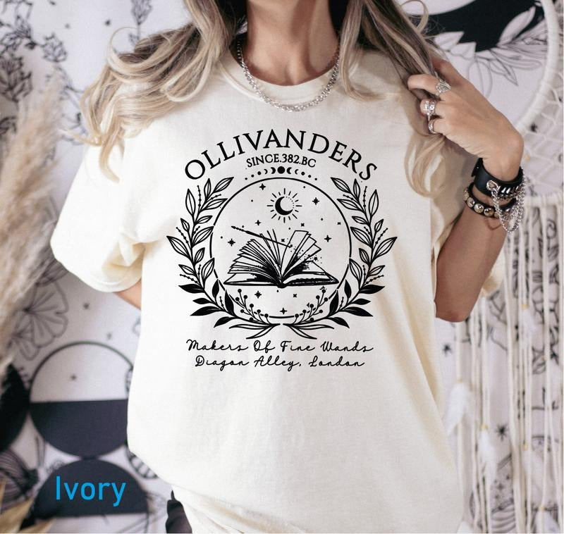 Wizard Magic Shirt, Wizard Book Shop T-Shirt, Wizard Shirt, Wizard Magic Gift, Book Nerd Shirt N102 Nice Designed Shirts...