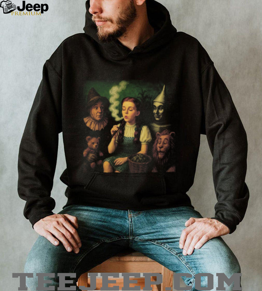 Wizard of Oz Dorothy Smoking Pipe Stoner Culture T Shirt