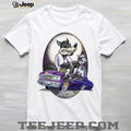 Wolf Lowrider Car Chicano Style Tattoo Art Graphic T Shirt