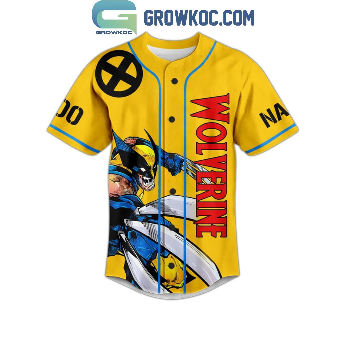 Wolverine X-Men ’97 Men Made Me A Weapon Personalized Baseball Jersey