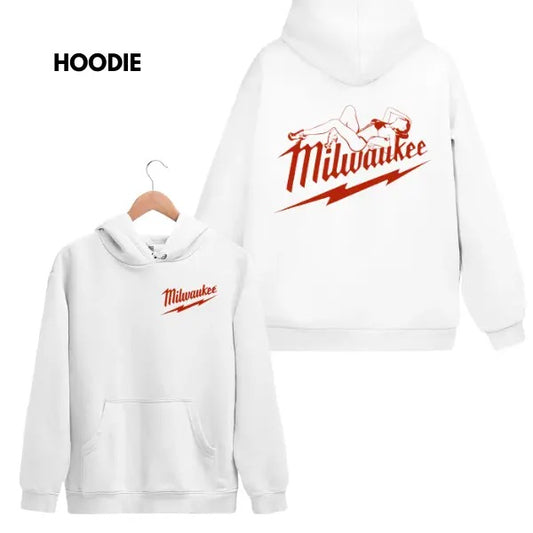 Funny Mil With Girl New Ver 2 Sided Hoodie/Sweatshirt(No Hood)/T-Shirt, For Men/Women - Unisex Style, 100% Cotton, Pullover unisex hoodie Casual Menswear