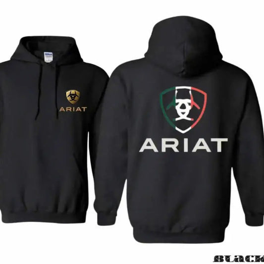 Ariat Modern Badge Design for Active Style & Comfort Hoodie/Sweatshirt/T-Shirt, For Men/Women - Unisex Style, 100% Cotton, Pullover unisex hoodie ariat logo