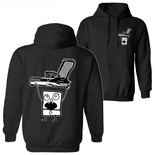 Funny In Glock Meme 2 Sided Hoodie/Sweatshirt(No Hood)/T-Shirt, For Men/Women - Unisex Style, 100% Cotton, Pullover unisex hoodie