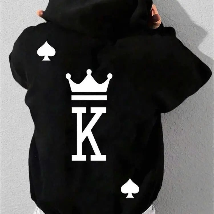 K For The King 2 Sided Hoodie/Sweatshirt(No Hood)/T-Shirt, For Men/Women