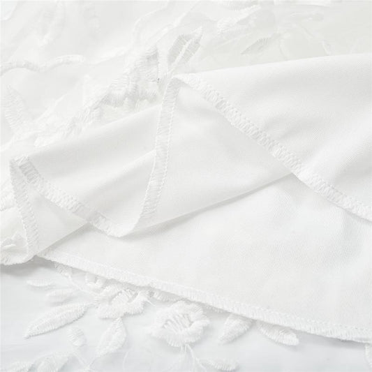 Women Summer Sleeveless Boho Dress Deep V-neck Off Shoulder Backless Beach Sundress Lady Lace Flower High Waist Dresses Casual Light