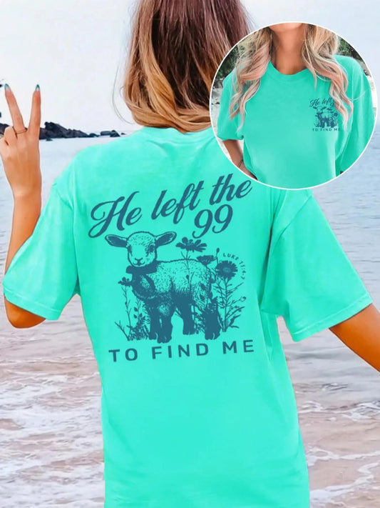 Women's Cartoon Print Round Neck Tee, Fashion Casual Crew Neck T-shirt for Daily Holiday Vacation Outdoor Wear, Ladies Clothes for Summerstyle{n002}5