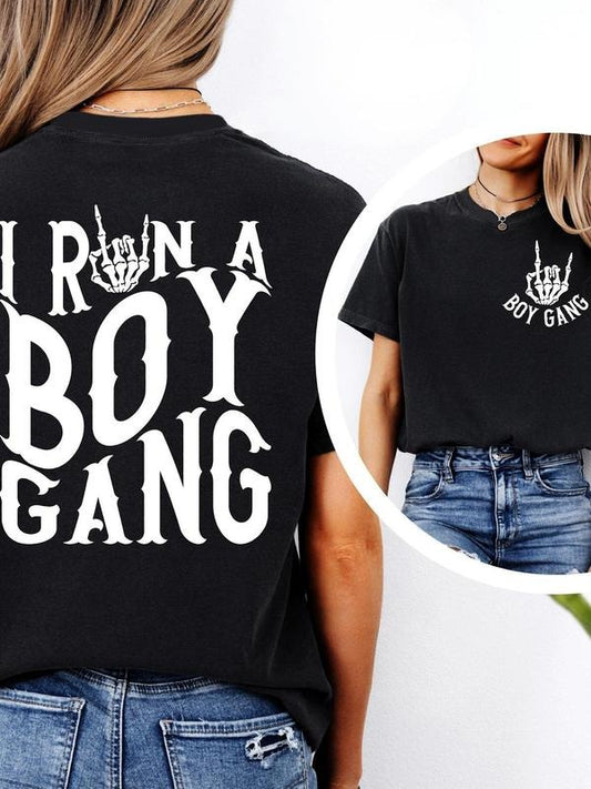 Women's Figure & Crown Print Round Neck Graphic Tee, Vintage Trendy Casual Short Sleeve T-shirt for Daily Wear, Ladies Summer Outfit, Top