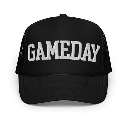 Women's Gameday Embroidered Trucker Hat, Gameday Coquette Tracker Hat, Embroidered in the USA