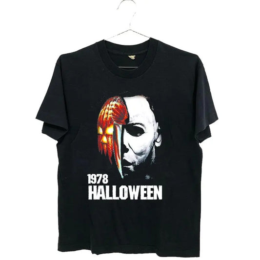 1978 Halloween Horror Movie T-shirt, M1chael My3rs Shirt Men's/Women's Halloween Shirt Menswear Top