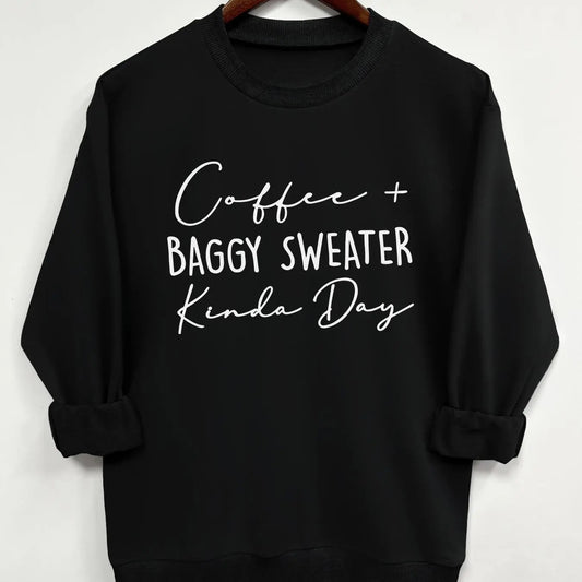 Women's Letter Print Crew Neck Sweatshirt, Casual Long Sleeve Pullover for Daily Wear, Women Clothing for All Seasons...