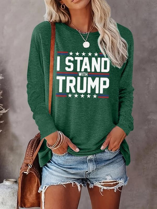 Women's Letter Print Round Neck Tee, Fashion Casual Crew Neck T-shirt for Daily Holiday Vacation Outdoor Wear, Ladies Clothes for All Seasonsstyle{n002}7