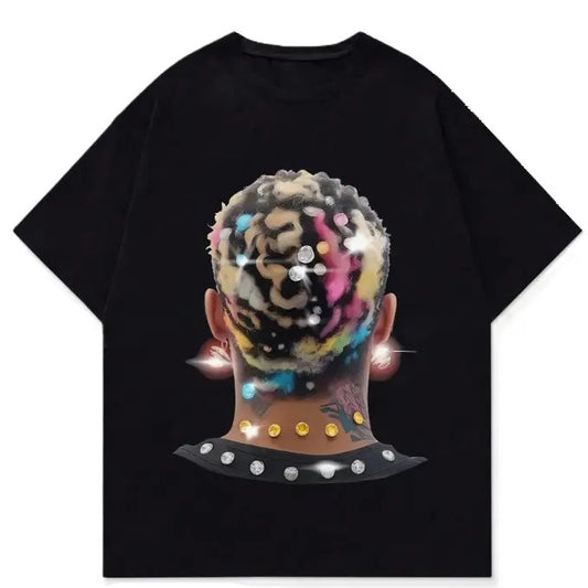 Women's Round Neck Short Sleeve Graphic Printed T-Shirt, Daily Casual, Grahpic tees, Cotton T-Shirt, Crew Neck T-Shirt,...