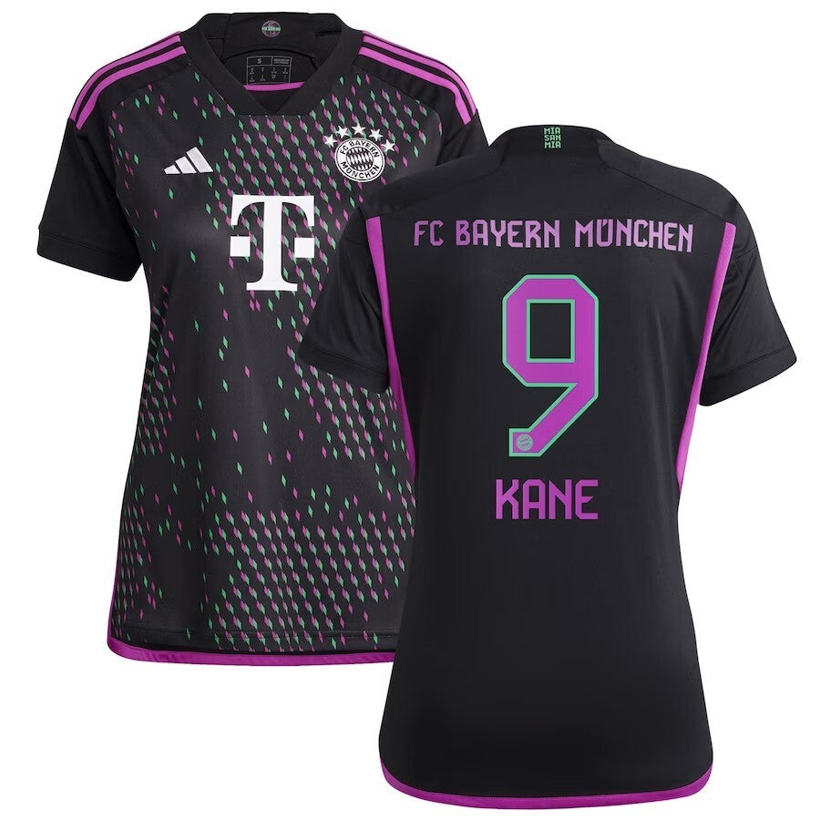 Women FC Bayern adidas Away Shirt 2023-24 - Harry Kane 9