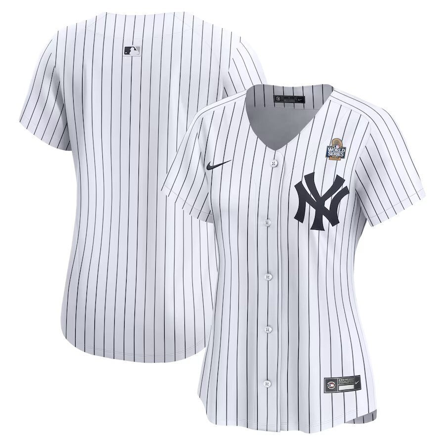 Women New York Yankees 2024 World Series Home Limited Jersey - White
