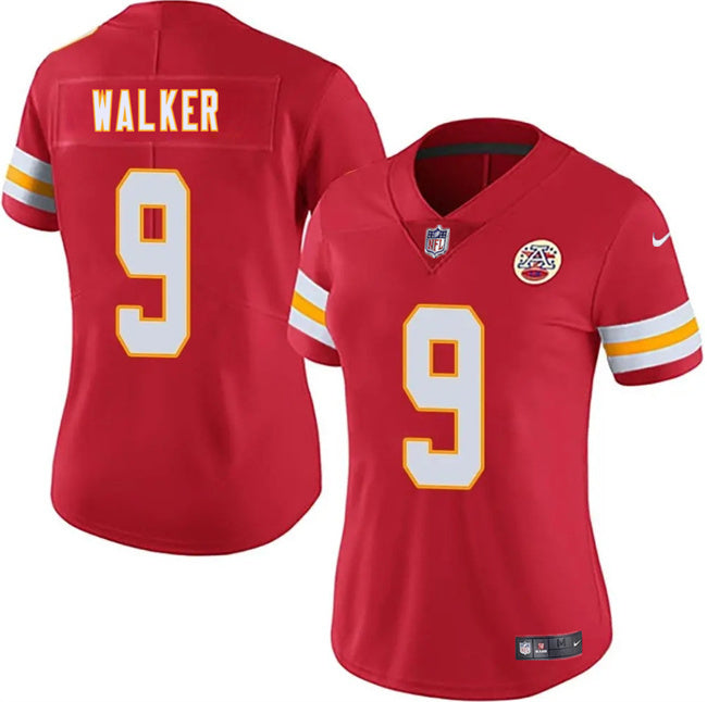 Women's Kansas City Chiefs #9 Kenneth Walker III Red 2026 Vapor Untouchable Limited
