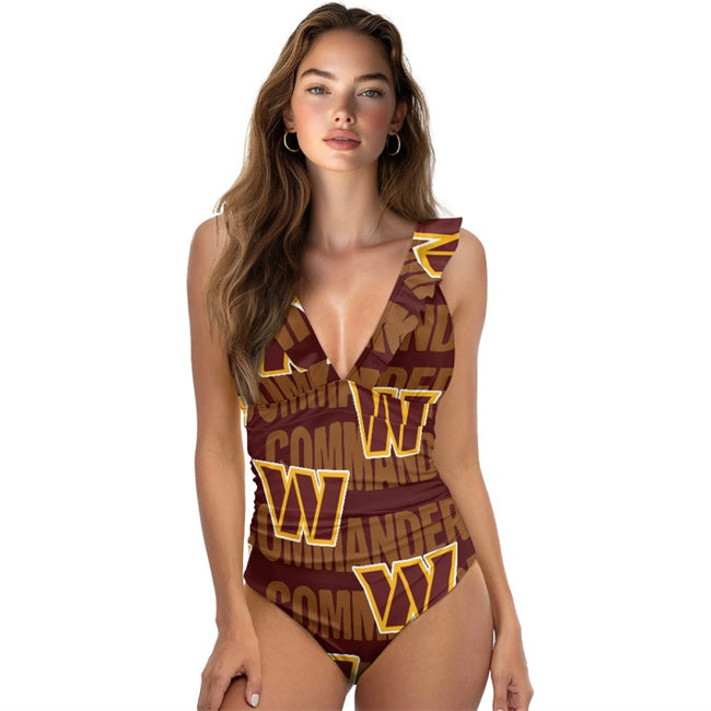 Women's Washington Commanders Coverage Comfortable Swimwear
