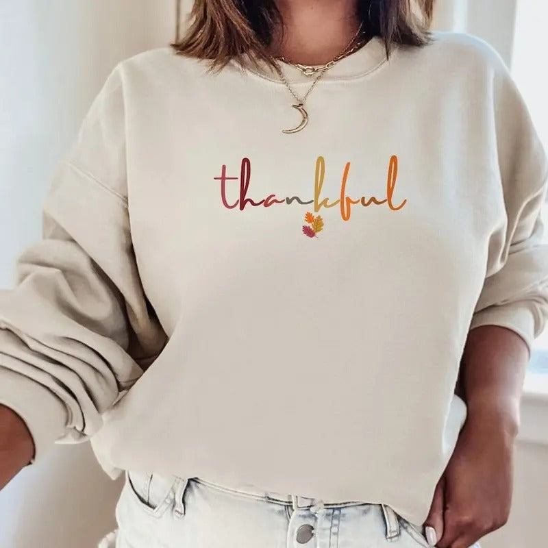Womens Thanksgiving Crewneck Sweatshirt Unisex