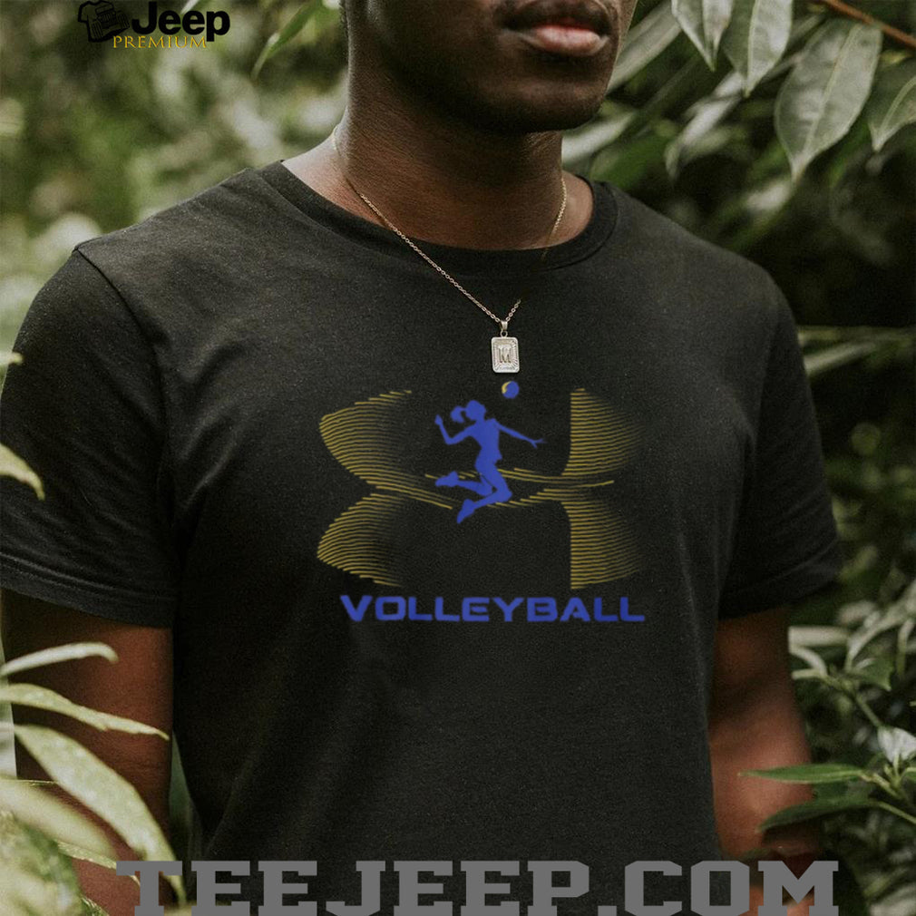 Women’s Volleyball T Shirt Silhouette Player with Graphic Under Armour Logo