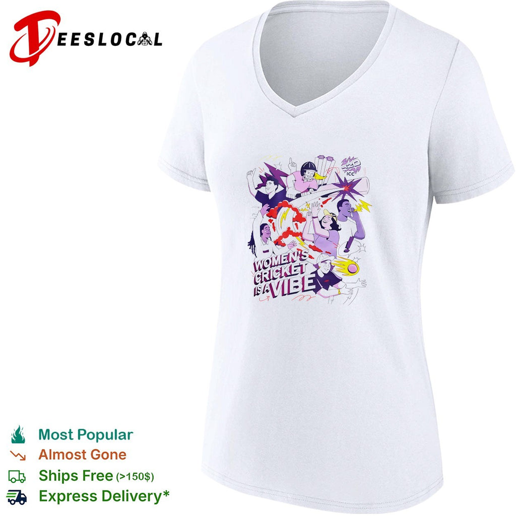 Women’s cricket is a vibe ICC T20 shirt