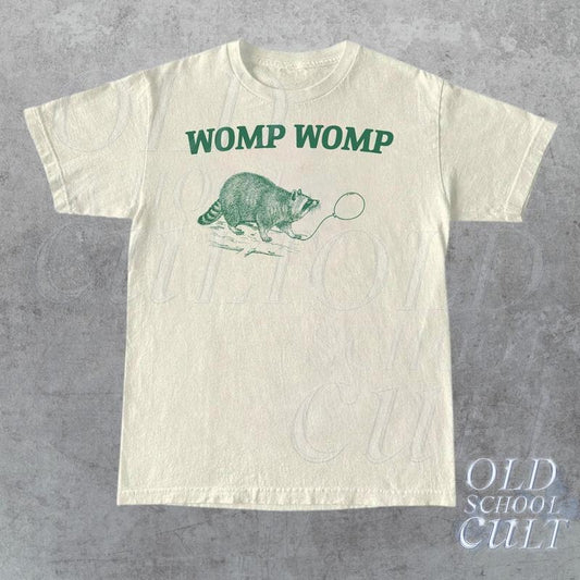 Womp Womp Funny Retro Shirt, Unisex Meme T Shirt, Funny T Shirt, Raccoon Graphic Shirt, Relaxed Cotton Adult Tee, Cool  T-shirt, sweater and Hoodie