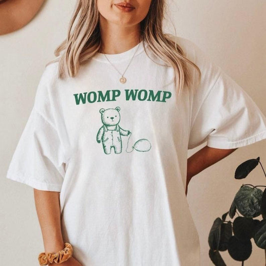 Womp Womp Funny Trendy Tshirt, Unisex Meme T Shirt, Funny T Shirt, Relaxed Cotton Adult Tee, Cool Gift, Unisex T Shirt, Meme T Shirt Top Womenswear