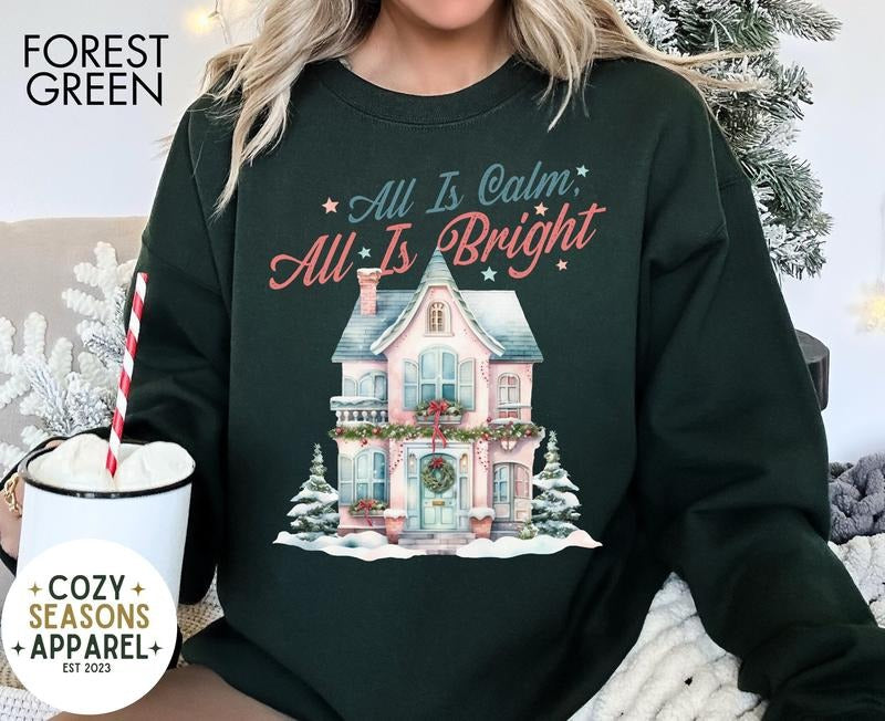 Wonderland Christmas Sweatshirt, Womens Christmas Sweatshirt, Christmas Sweatshirts for Women, Christmas Women,Merry Christmas Sweatshirt