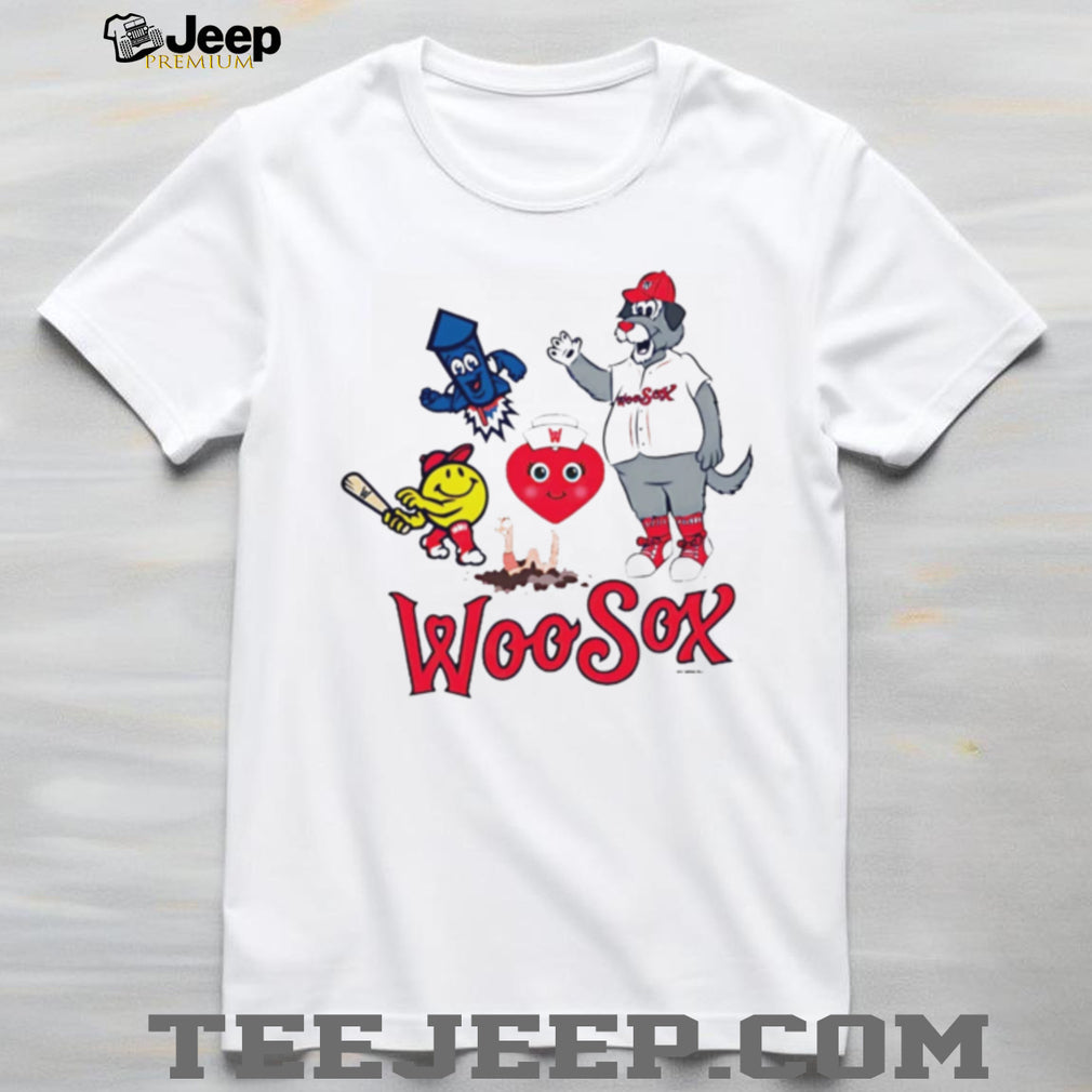 WooSox Mascot Team Logo Baseball Fan Apparel T Shirt