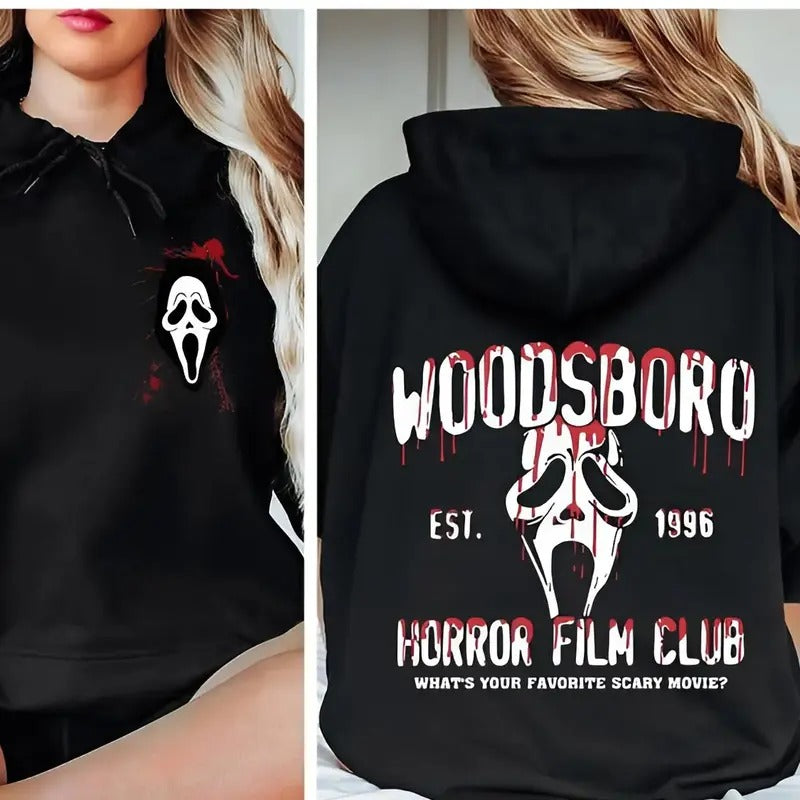 Woodsboro Horror Film Club Shirt, Horror Film Club Shirt, Woodsboro Scream Shirt, Scary Movie Shirt