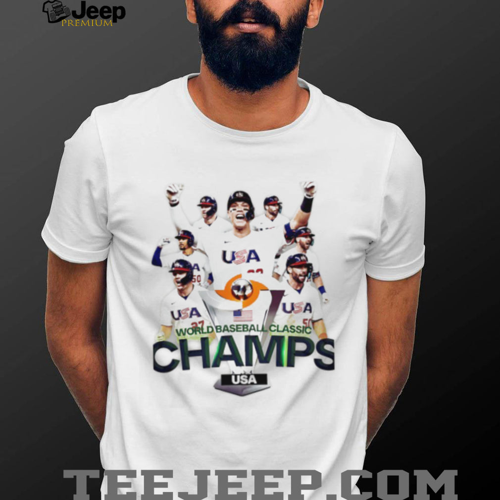 World Baseball Classic Champs Team USA Celebration Graphic T Shirt